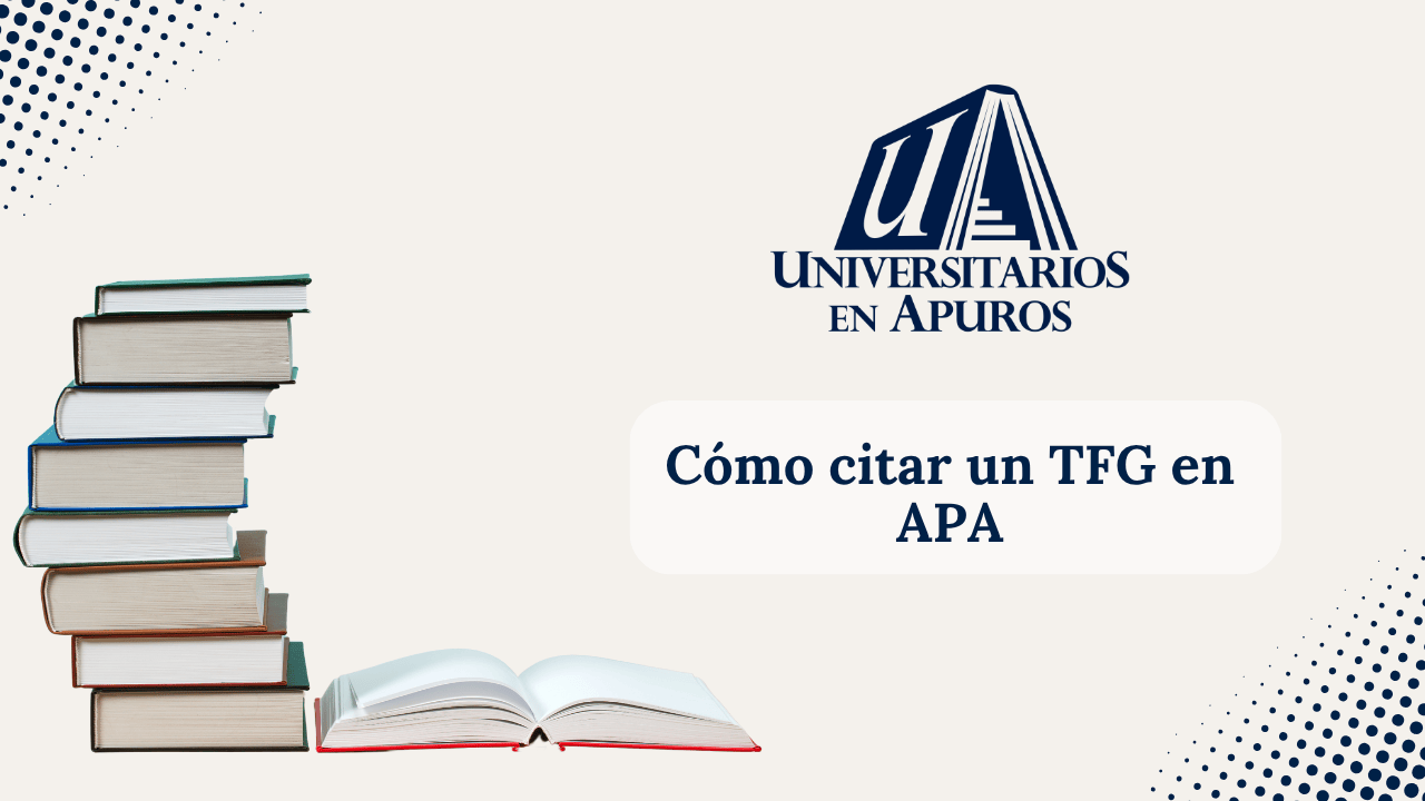 como citar un TFG en APA